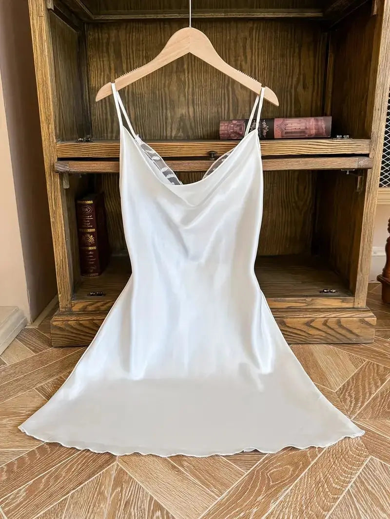Dreamy Stitch Backless Nightdress