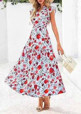 Printed Sleeveless Wide-Leg Jumpsuit