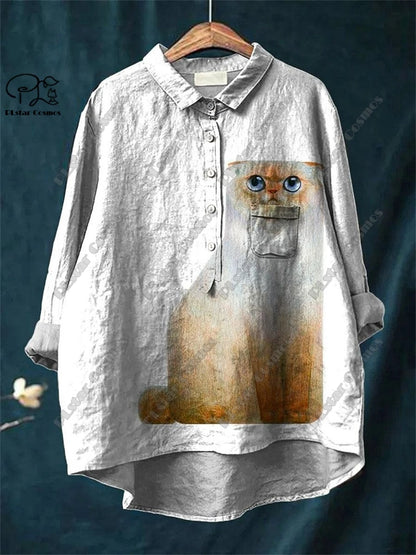 Retro Bloom 3D Floral Tube Shirt