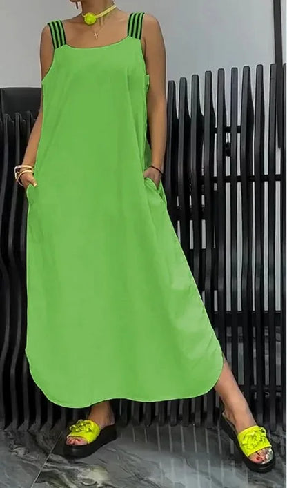 Casual Solid Color Summer Dress