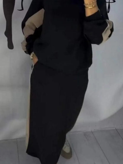 Chroma Ease Colorblock Skirt Set