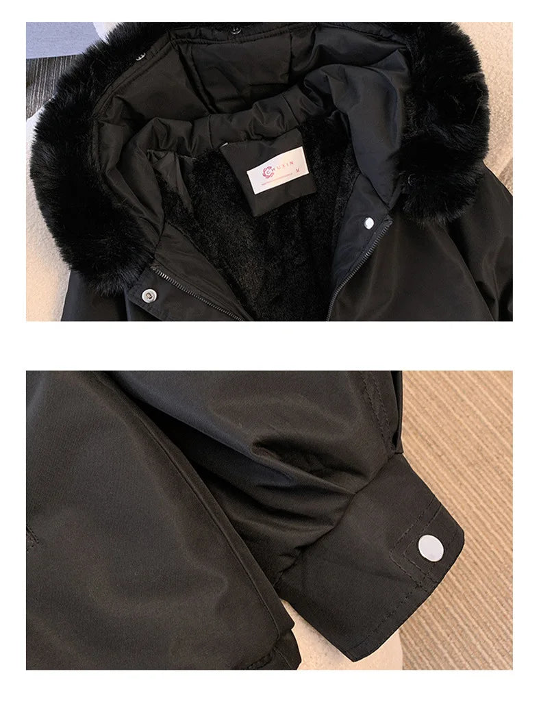Fleece Lined Puffer Parka
