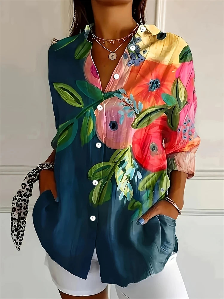 Women's Printed Art Shirt