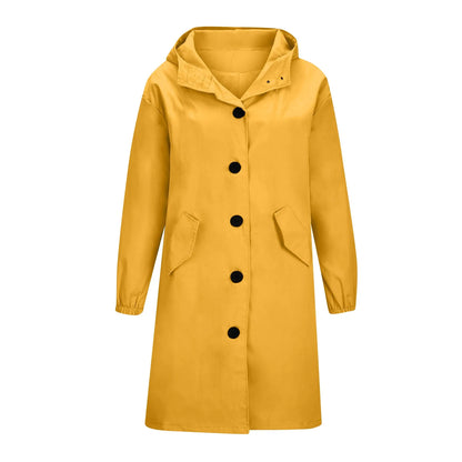 Women’s Long Hooded Trench Coat
