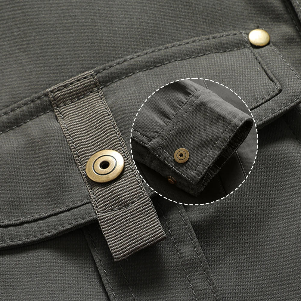 Men’s Spring Flannel-Lined Shirt Jacket