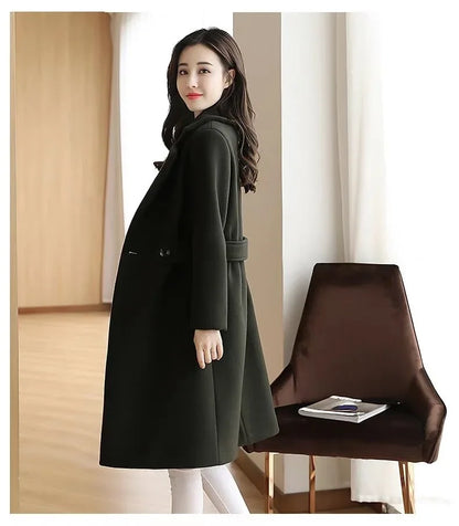 Korea Luxe Plus Woolen Overcoat