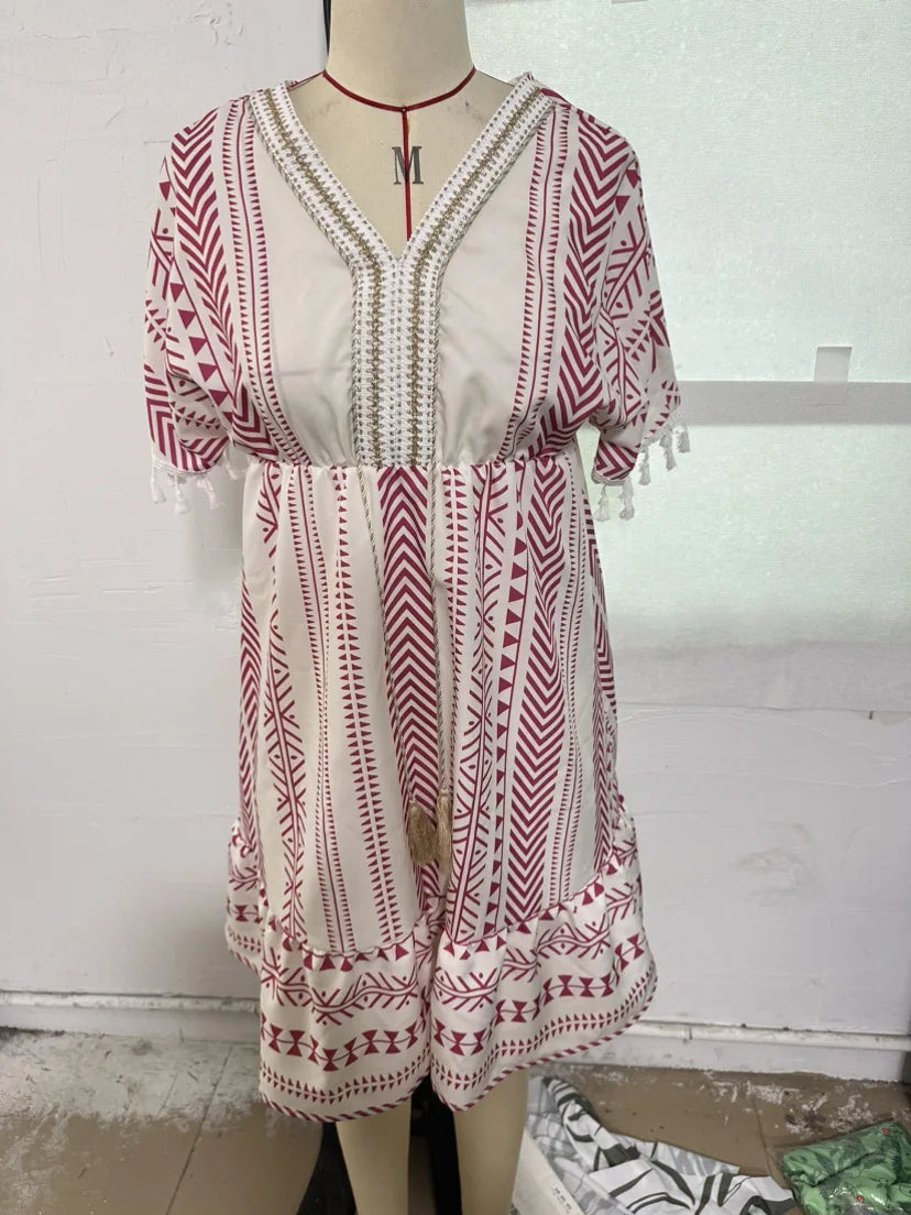 Lace Whisper High Waist Midi Dress