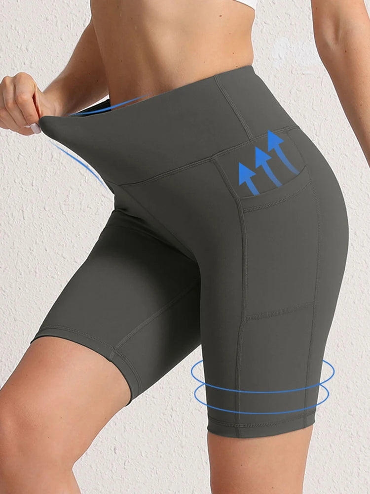 High Waist Gym Shorts