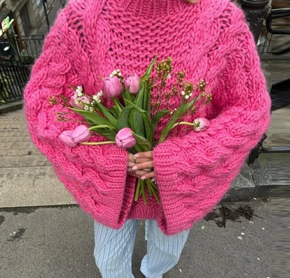 Twist Loom Chunky Knit Pullover Sweater