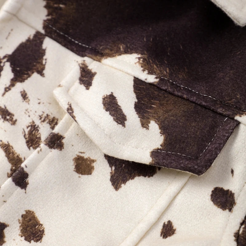Spotted Style Vintage Short Jacket