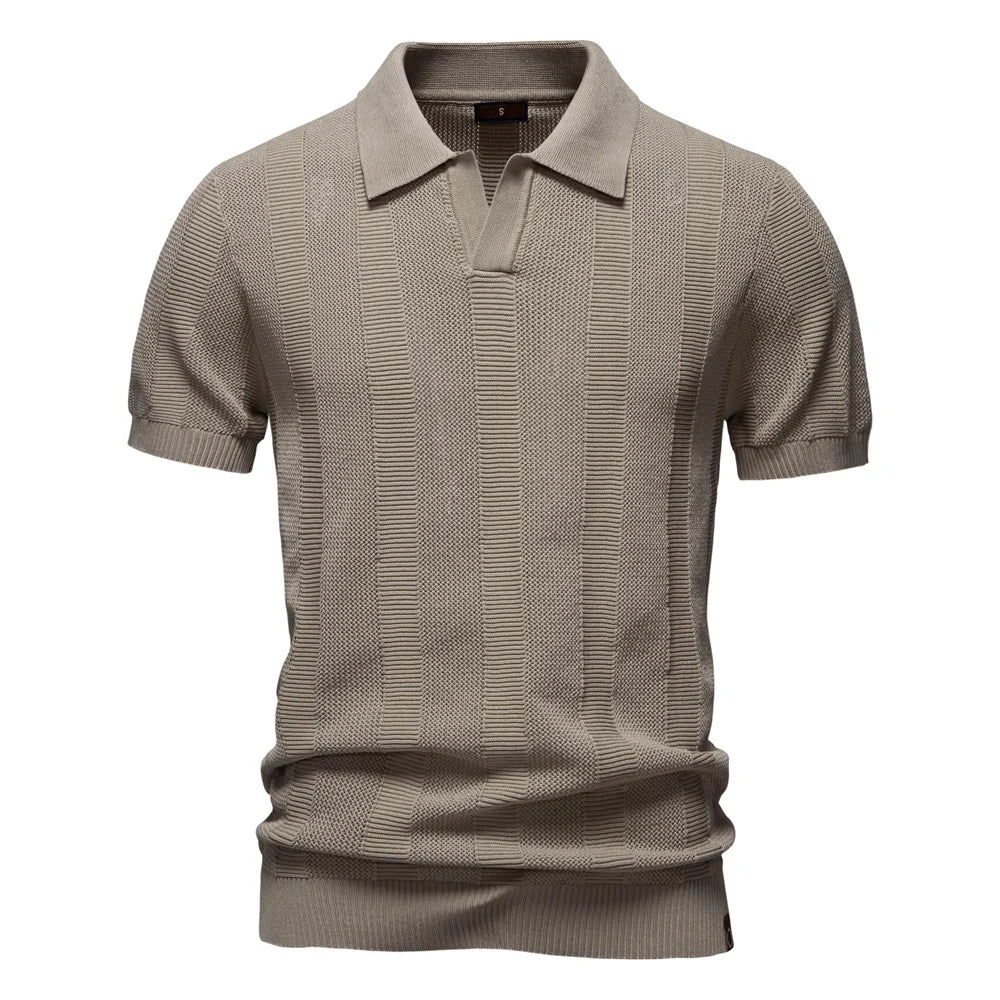 StratoMesh Solid & Stripe Knit Top