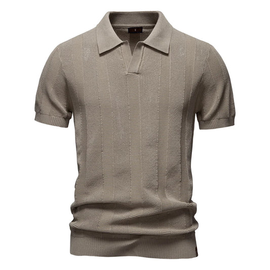 StratoMesh Solid & Stripe Knit Top