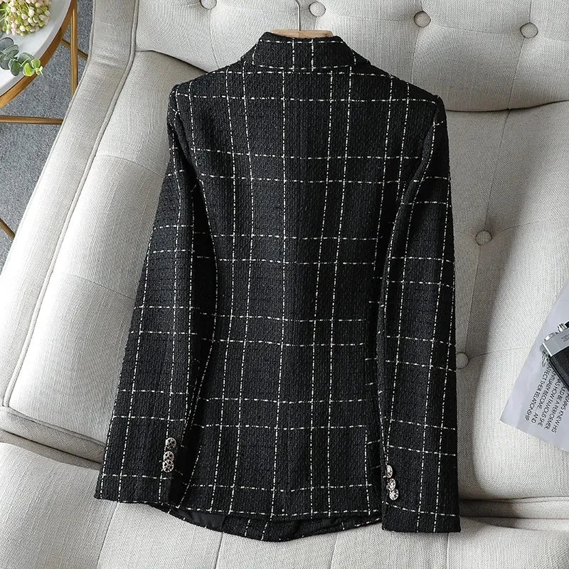Pearl Tweed Elegant Suit Blazer