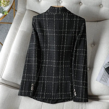 Pearl Tweed Elegant Suit Blazer