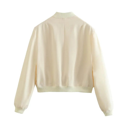 Urban Bloom Pocket Bomber Jacket