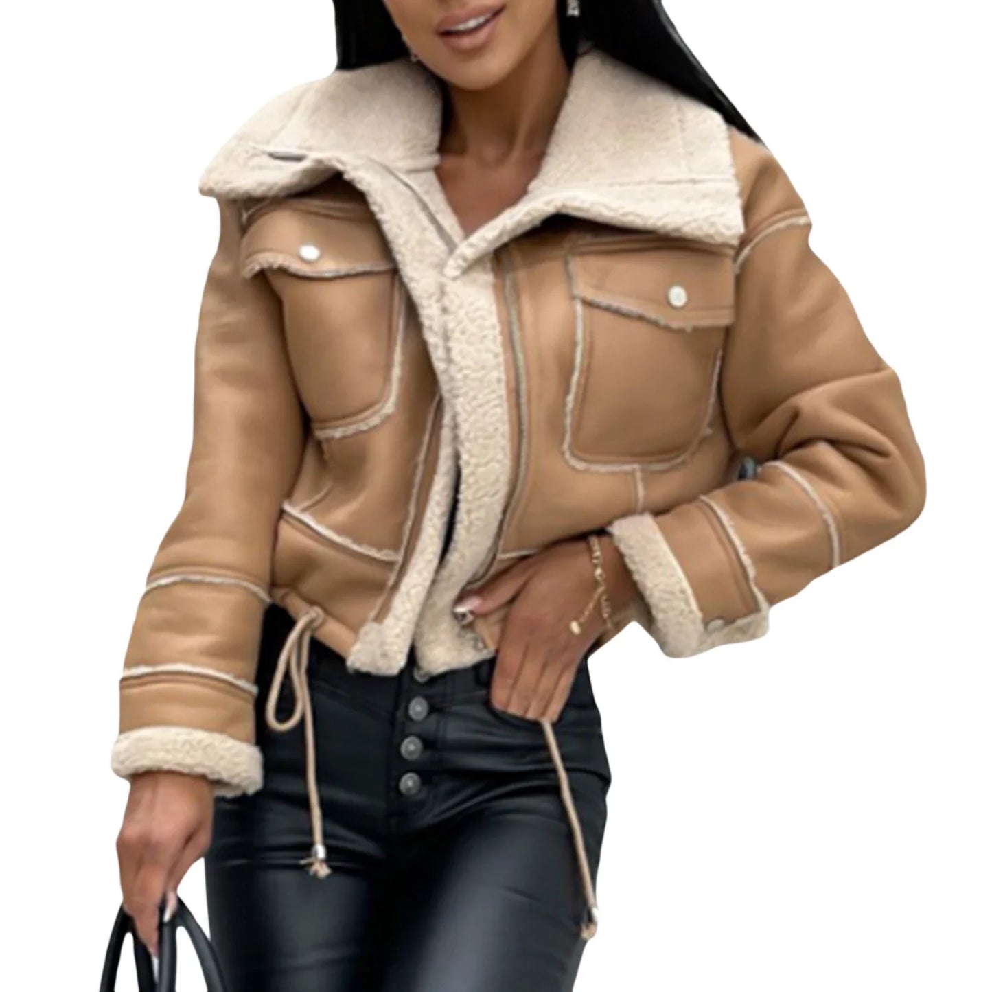 Gothic Zipper Crop Jacket
