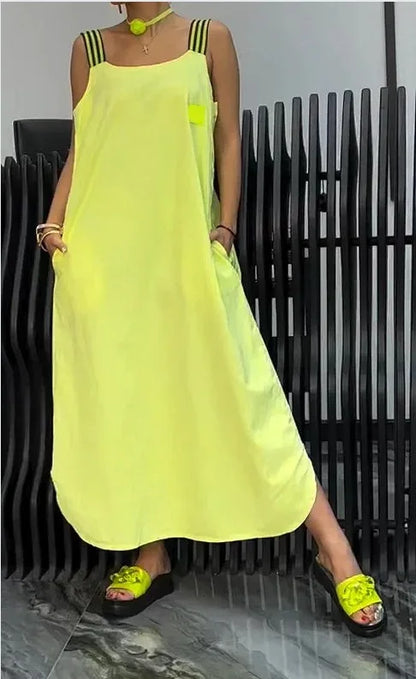 Casual Solid Color Summer Dress