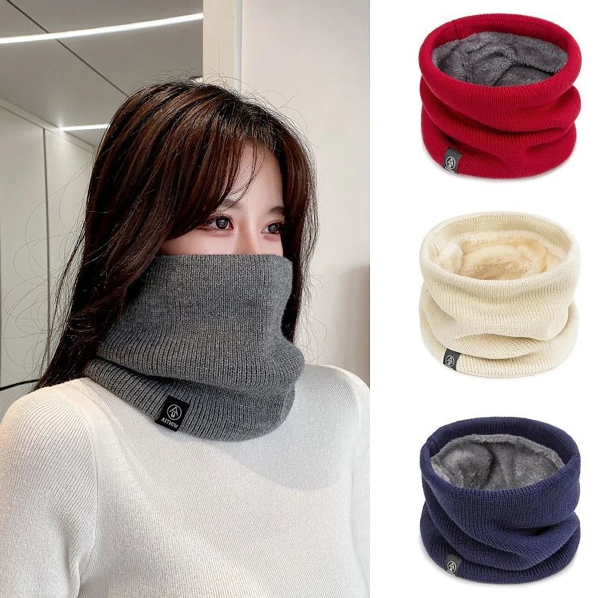 Unisex Warm Knit Winter Beanie Hat