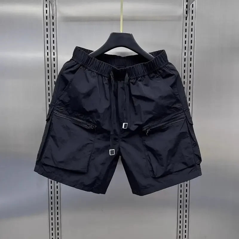 Retro Loose Fit Multi Pocket Shorts