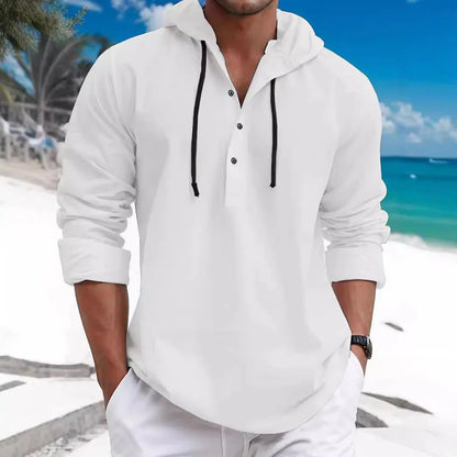 Hooded Twill Shirt