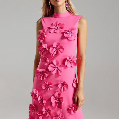 Lace Luxe Patchwork High Waist Dress
