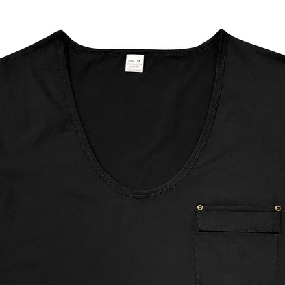 Men’s U-Neck Solid Casual T-Shirt