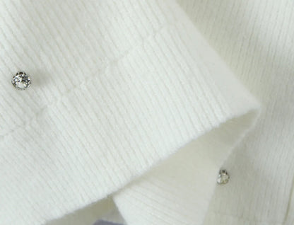 French Sweet Bow Knit Cardigan