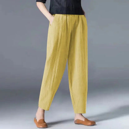 Breezy Ease Cotton Harem Pants