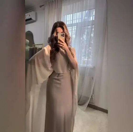 Vintage Charm Batwing Evening Set