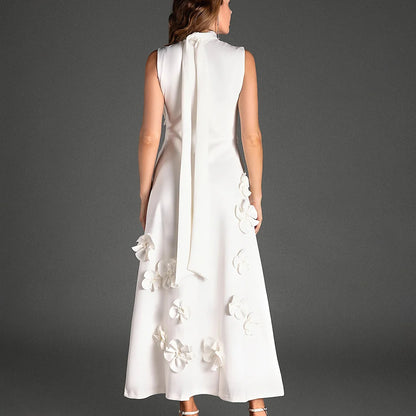 Lace Luxe Patchwork High Waist Dress