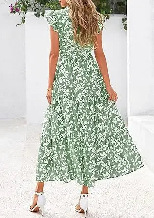 Printed Sleeveless Wide-Leg Jumpsuit