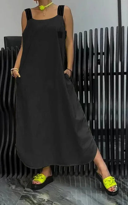 Casual Solid Color Summer Dress
