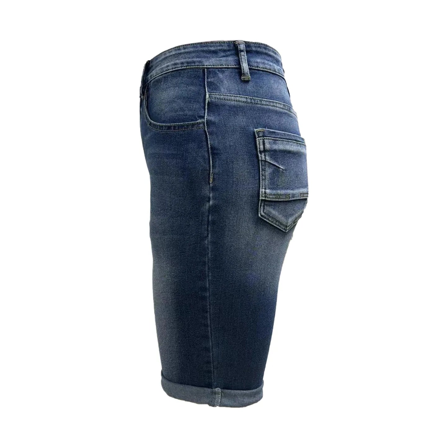 Trendy Edge High Waist Denim Shorts