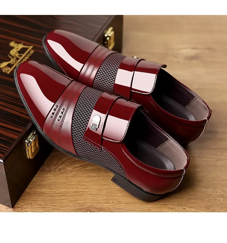 Regal Step Wine Red Loafers