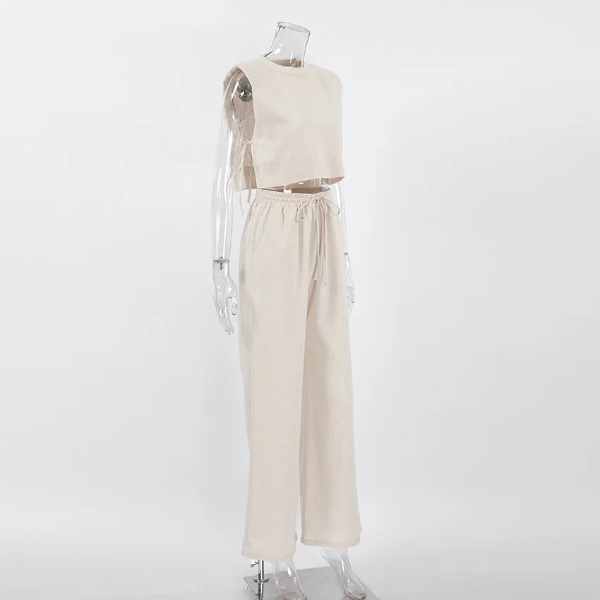 Chic Harmony Wide-Leg Pant Set