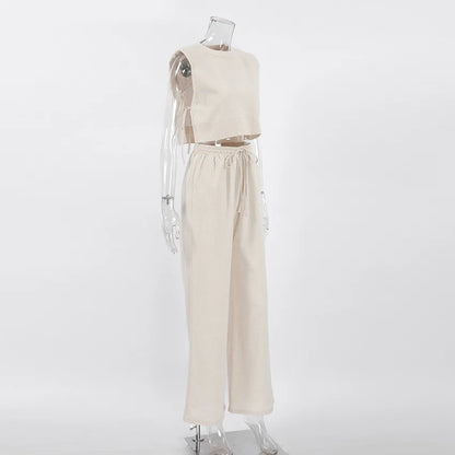 Chic Harmony Wide-Leg Pant Set
