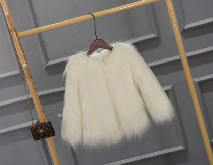 Cozy Pelt Faux Fur Button Coat