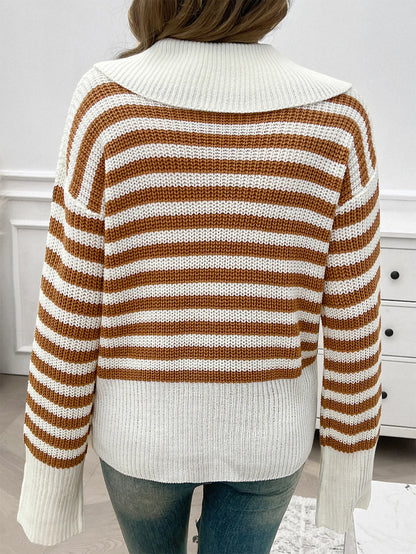 Vintage Stride Striped Sweater