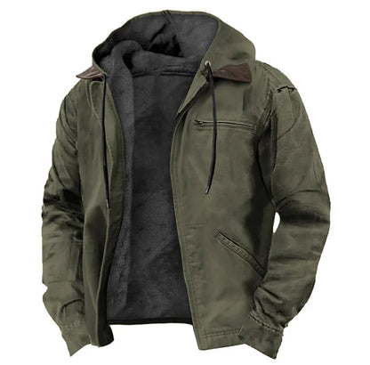 Warm Fleece Hooded Winter Jacket