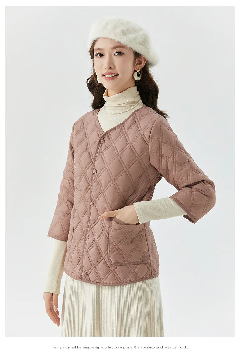 SoftNest Cropped Cotton Padded Jacket