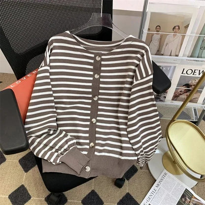 Spring Open Cardigan — Casual Loose Knit Jacket