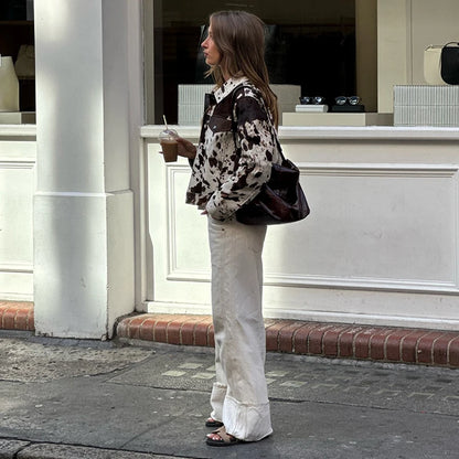 Spotted Style Vintage Short Jacket