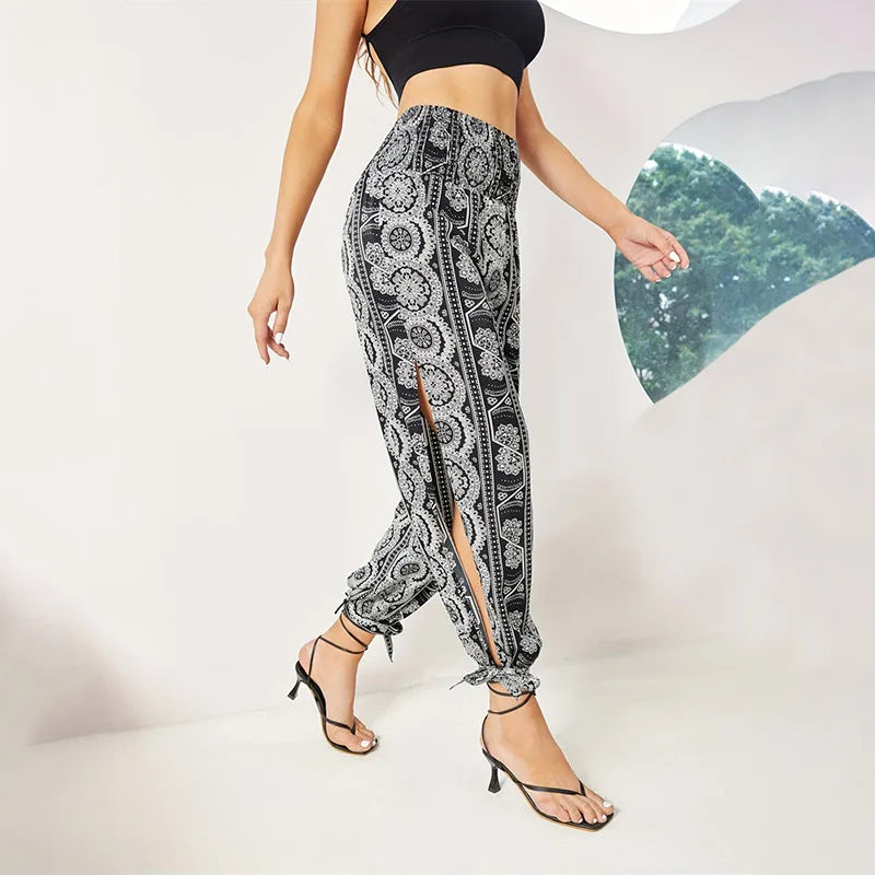High Waist Harem Pants