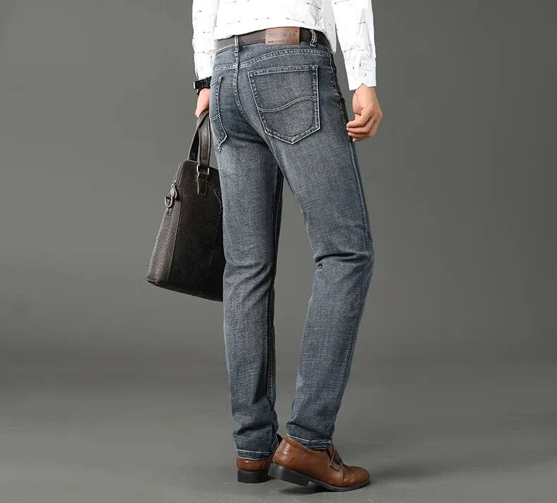 Luxury Slim Fit Stretch Denim Jeans