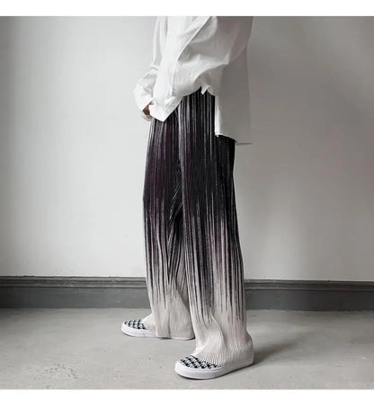 Silken Flow Harajuku Wide Leg Pants