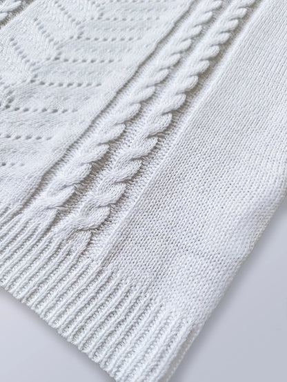 Breeze Knit Hollow V-Neck Tank