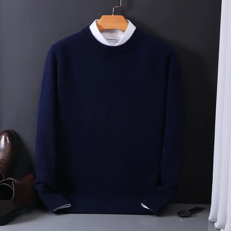 Men's Warm Cashmere Knit Sweater