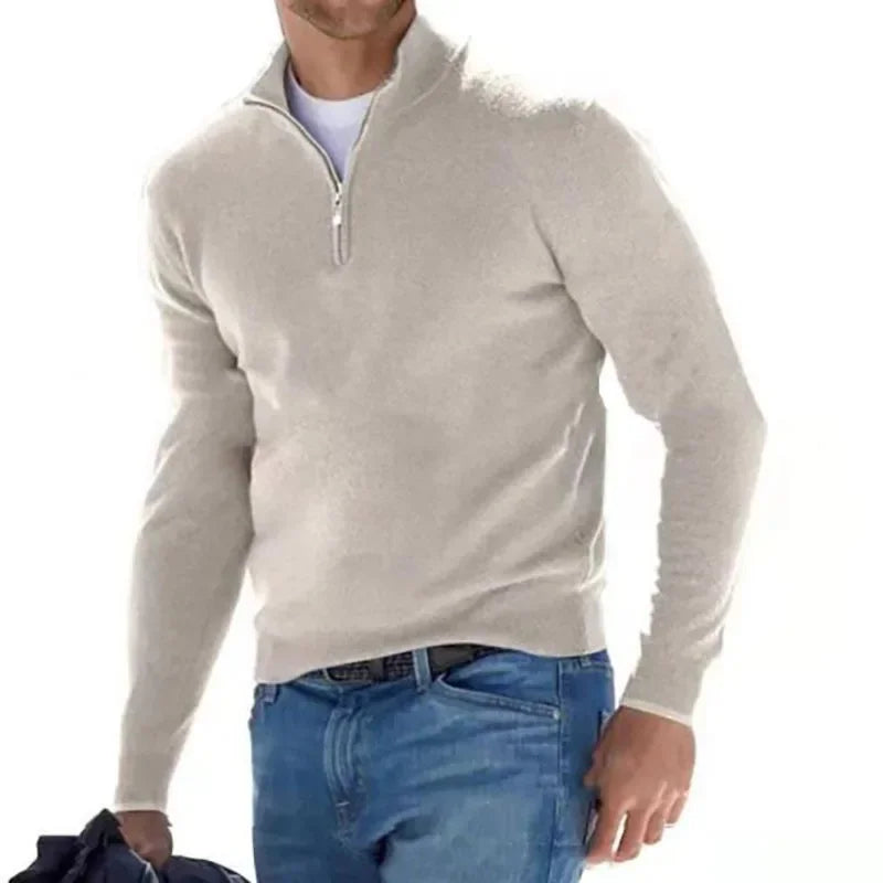 ZipVibe Men's Polo Sweater