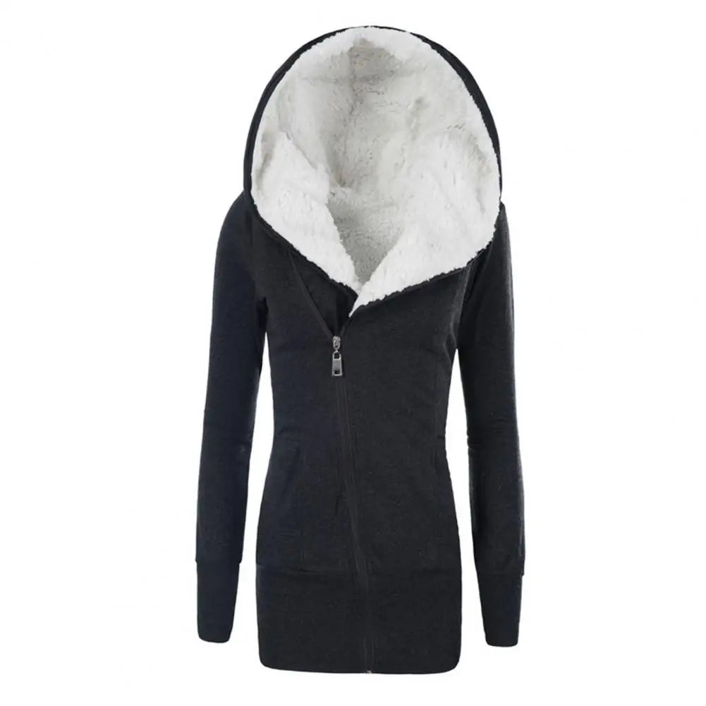 Fleece Lined Hooded Jacket