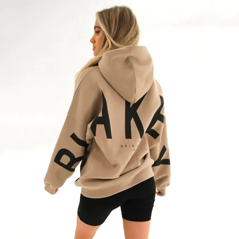Women's Thickened Fleece Oversized Hoodie